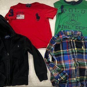 Ralph Lauren Boys Lot Hoodie, T-shirts Size 4T